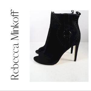 Rebecca Minkoff Ridley Stiletto Heel Peep Toe Booties